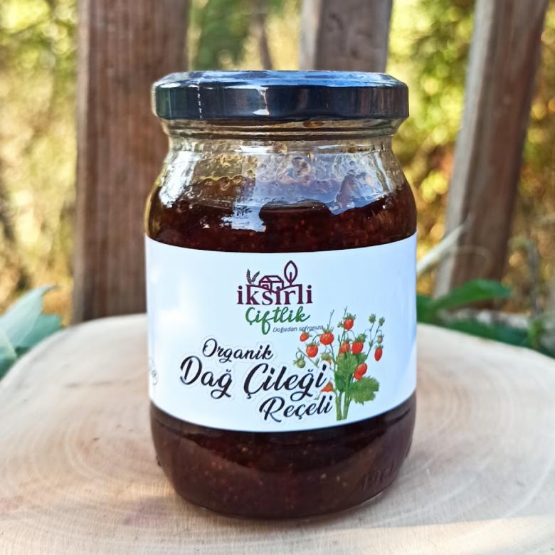 Organik Dağ Çileği Reçeli