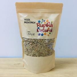 Rupika Natural Yeşil Mercimek 750gr