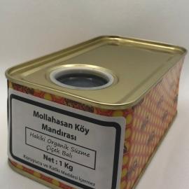 Mollahasan Köy Mandırası-Organik Süzme Çiçek Balı - Net: 1 Kg 