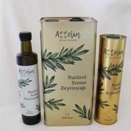 Attelia Yüksek Kalite Natürel Sızma Zeytinyağı 1 Lt