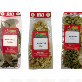 Papatya Melisa Defne Yaprağı 