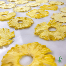 Organik Kurutulmuş Bütün Ananas Dilimleri, Kurutulmuş Kokulu Doğal Meyve, Yüksek Kalite Garantili 100 Gr.