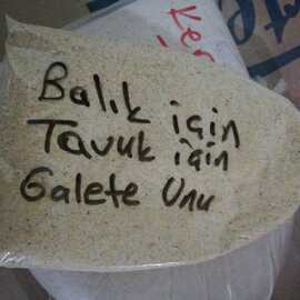 Yerli Balıklık Tavukluk Galeta Unu Doğal Günlük 