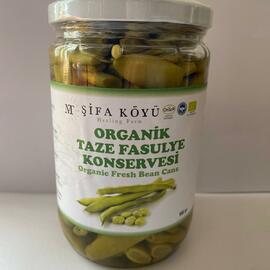 Organik Sertifikalı Taze Fasulye Konserve 660 Cc