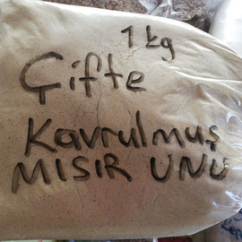 Çifte Kavrulmuş Mısır Unu - Korukoğlu Organik 