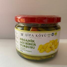 Organik Sertifikalı Acı Biber Turşusu 300 Cc