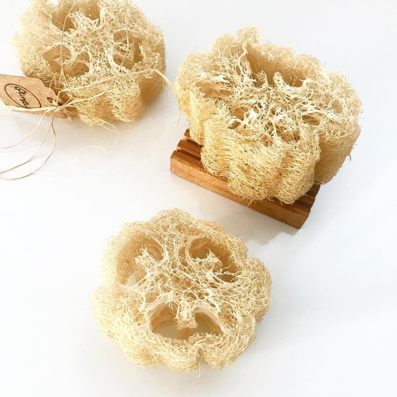 Doğal Kabak Lifi Doğal Kese 2 Adet