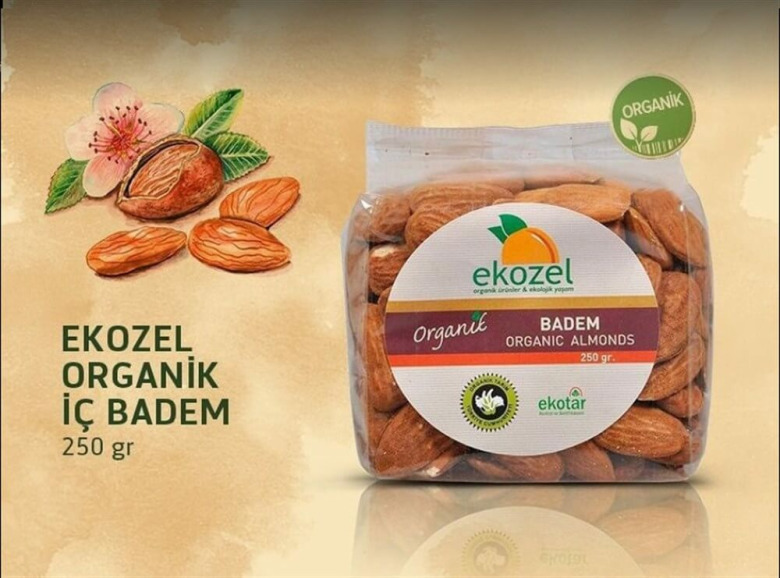 Sertifikalı Organik Çiğ Badem