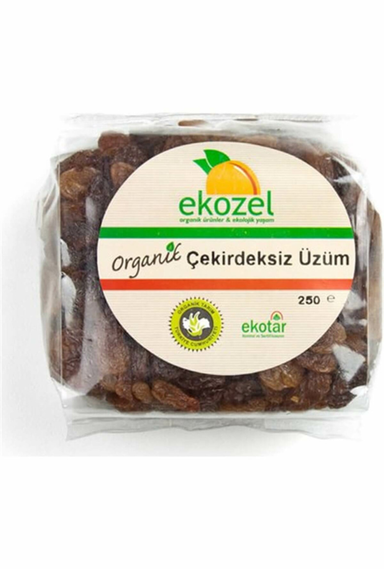 Sertifikalı Organik Çekirdeksiz Kuru Üzüm
