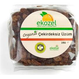 Sertifikalı Organik Çekirdeksiz Kuru Üzüm