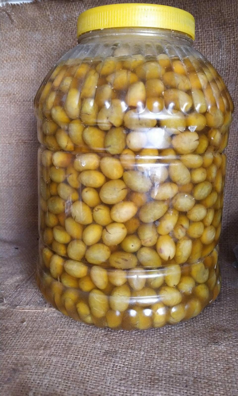 Kırma Yeşil Zeytin (Yeni Sezon, Doğal Salamura)