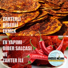Biberli (Zahterli) Ekmek -Katık -10 Adet