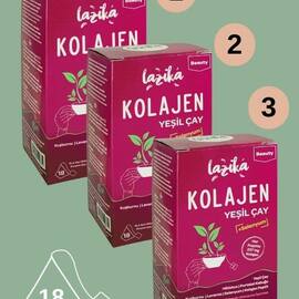 Kolajenli Yeşil Çay (3'lü Set)
