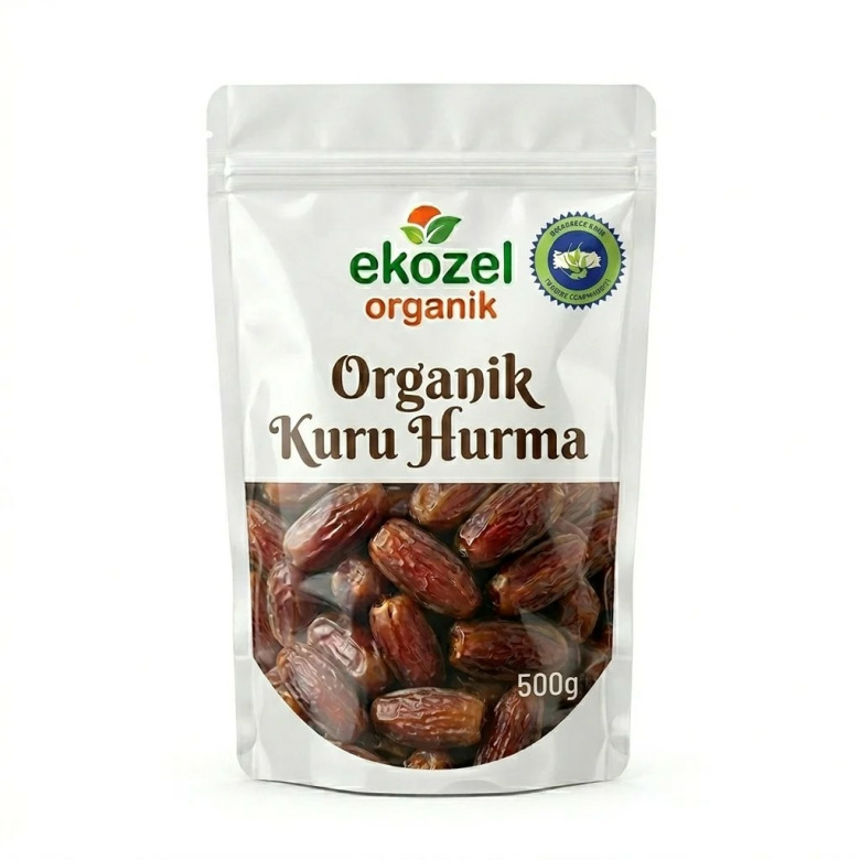 Ekozel Organik Kuru Hurma - 500 G