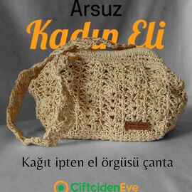 Kağıt İp Kadın Çanta 