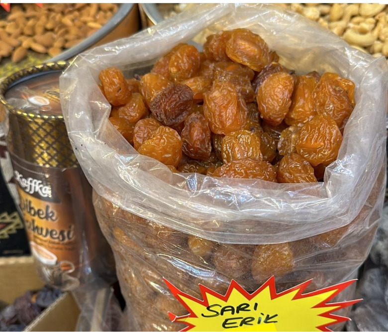 Kuru Ekşimsi Sulu Sarı Erik 1 Kg