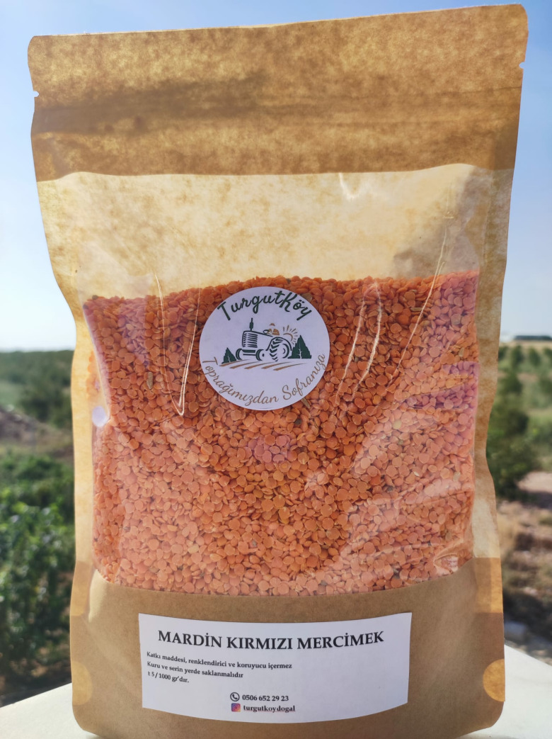 Mardin Atatohum Kırmızı Mercimek 1 Kg