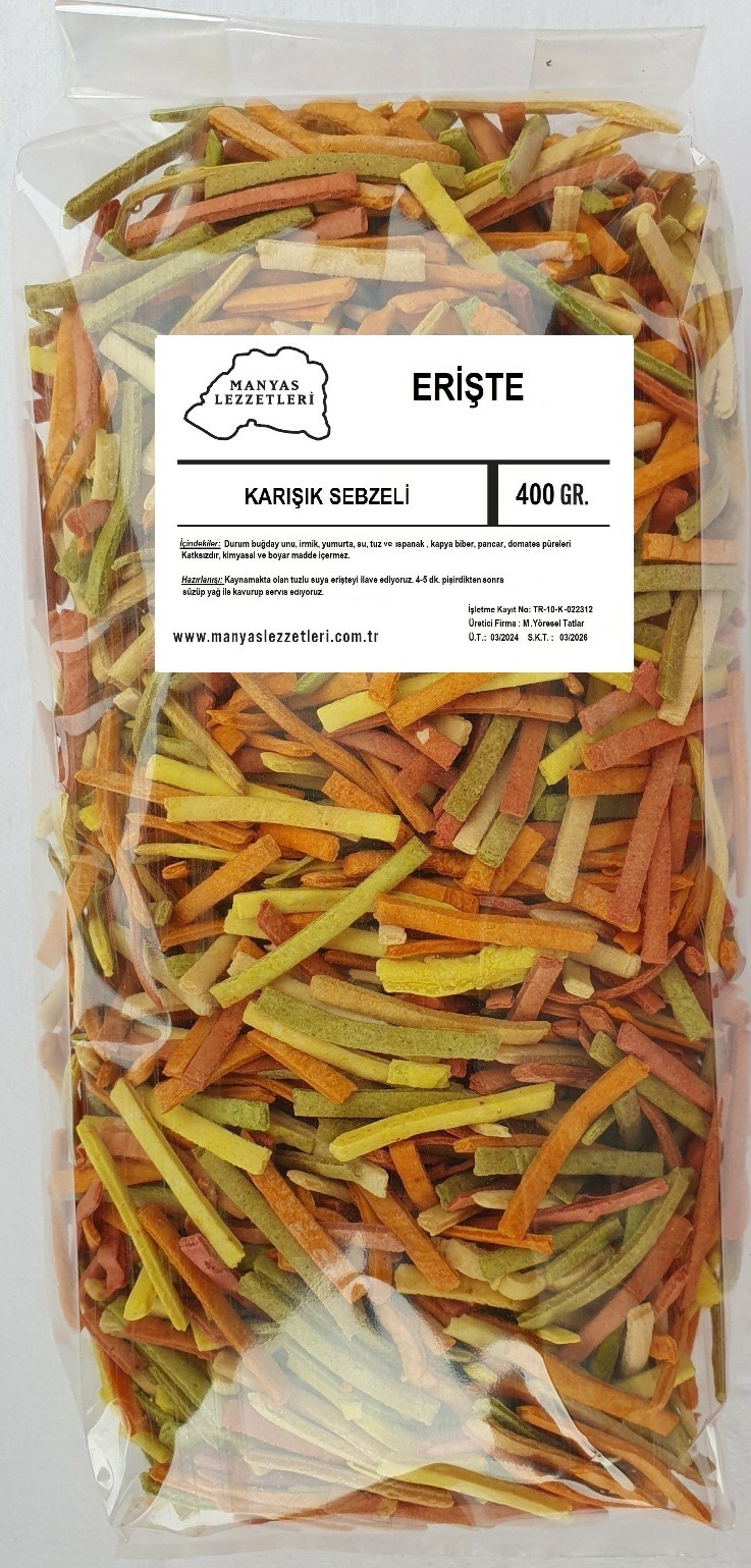 Karışık Sebzeli Erişte 