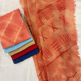 %100 Pamuk El Dokuması-El Baskılı Şal&fular