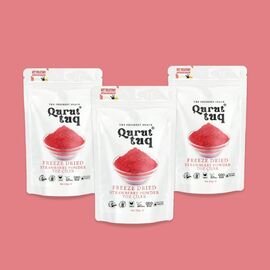 3'lü Paket Freeze Dried Dondurularak Kurutulmuş Toz Çilek 3X20G