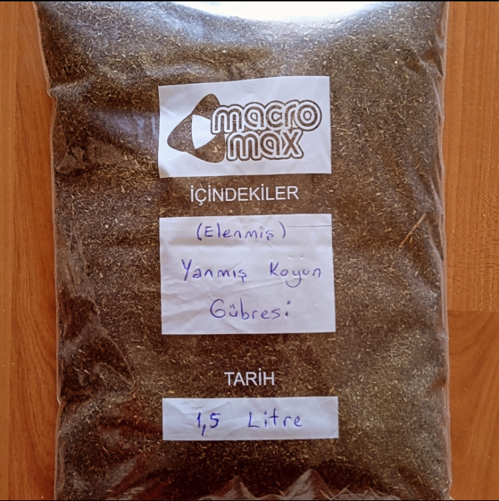 Yanmış Koyun Gübresi 