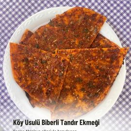 Biberli Tandır Ekmeği (Köy Usulü, Az Acılı)