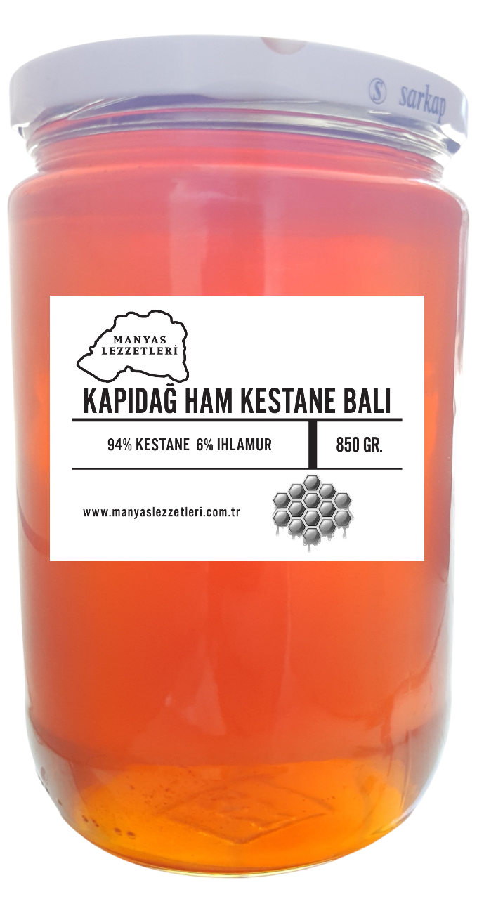 Kapıdağ Ham Kestane Balı 850 Gr. (Analiz Raporlu)