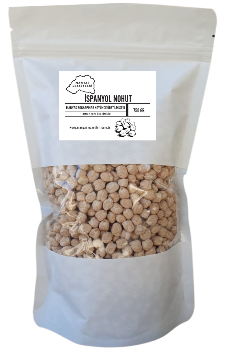 Manyas Lezzetleri İspanyol Nohut 750 Gr.