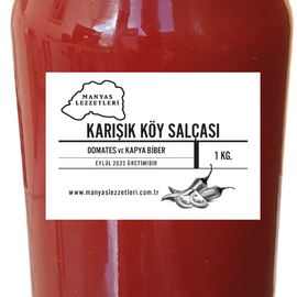 Domates Biber Karışık Salça 1 Kg.