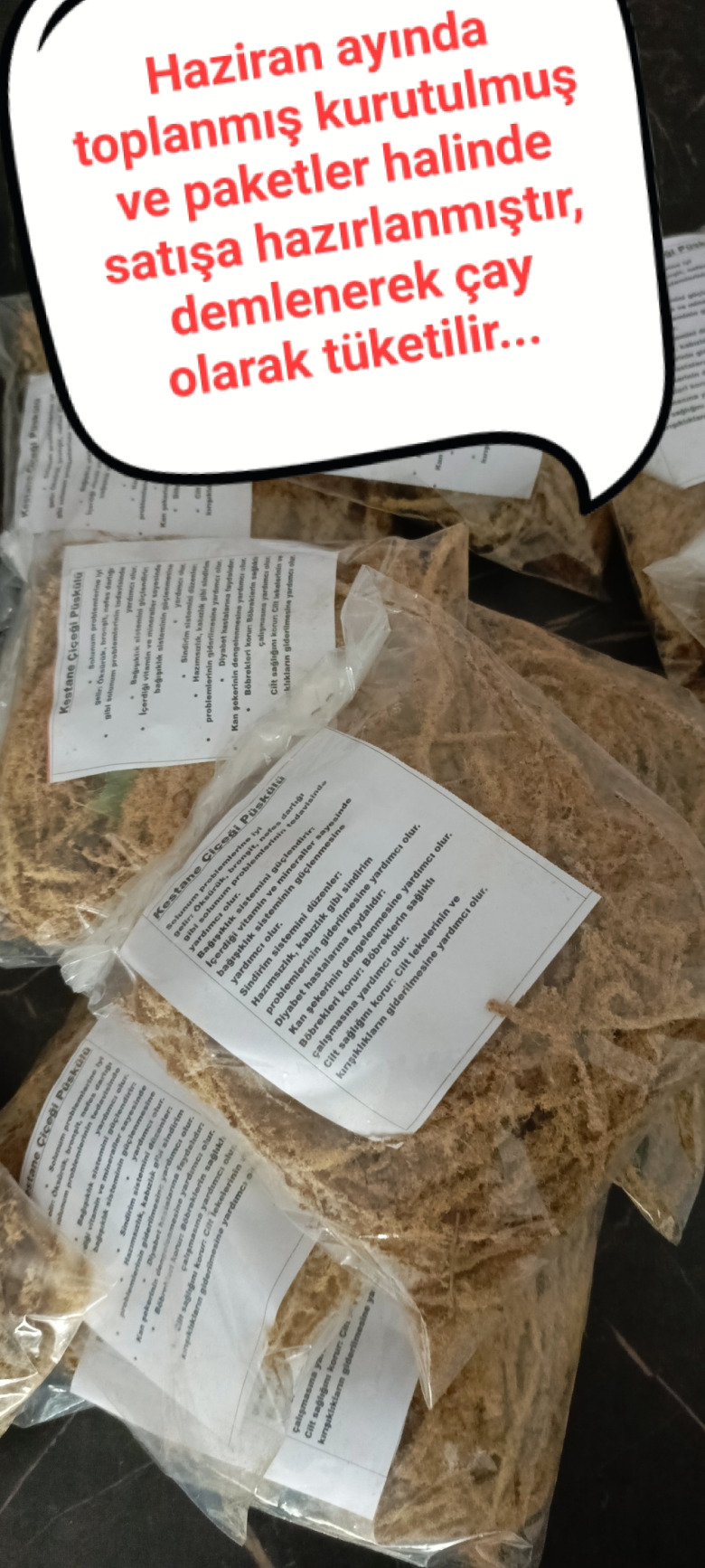 Kestane Püskülü (Kurutulmuş) 