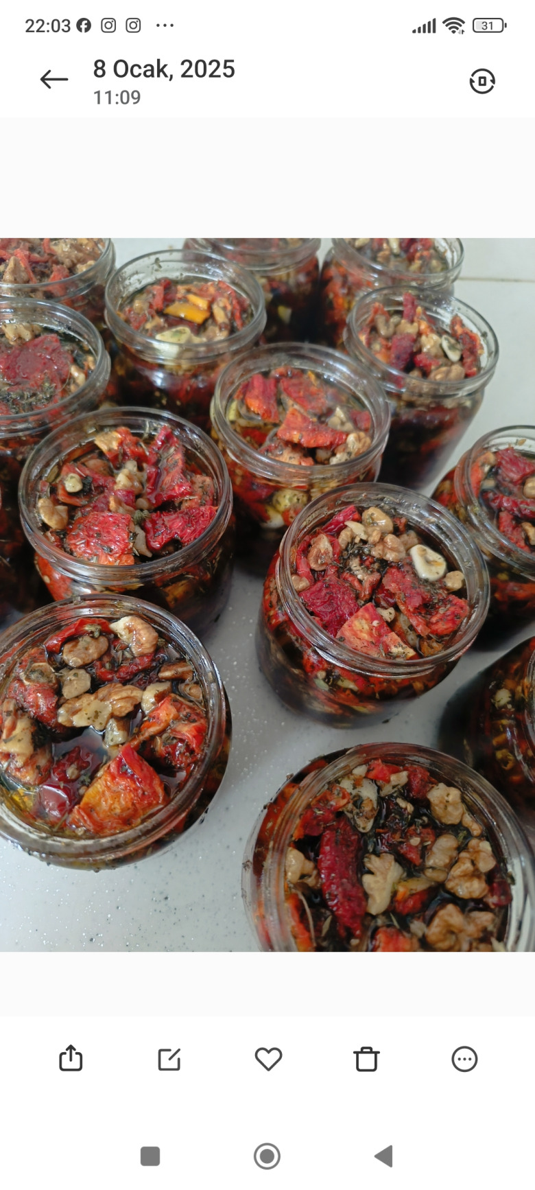 Kuru Domates Salatası (450 Gr)