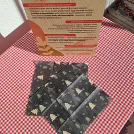 20X20 Çam Ağaçlı Balmumu Gıda Sarma Bezi – Tekli