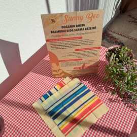 20X20 Rainbow Balmumu Gıda Sarma Bezi – Tekli