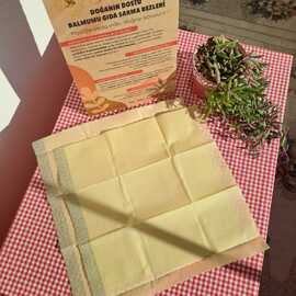 35X35 Naturel Balmumu Gıda Sarma Bezi – Tekli - Ravzanın Karadeniz Dükkanı