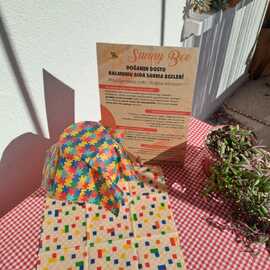 28X28 Blok Balmumu Gıda Sarma Bezi – Tekli