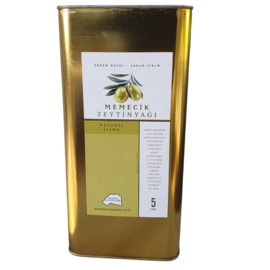 Memecik Soğuk Sıkım Erken Hasat Zeytinyağı 5 Lt