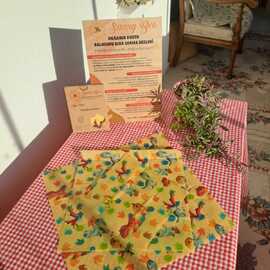 Dino Balmumu Gıda Sarma Bezi – 3’Lü Set