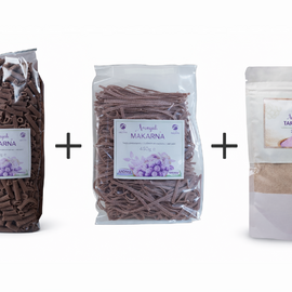 Aronyalı 3 Lü Set Aronyalı Dirsek Ve Şerit Makarna+Tarhana