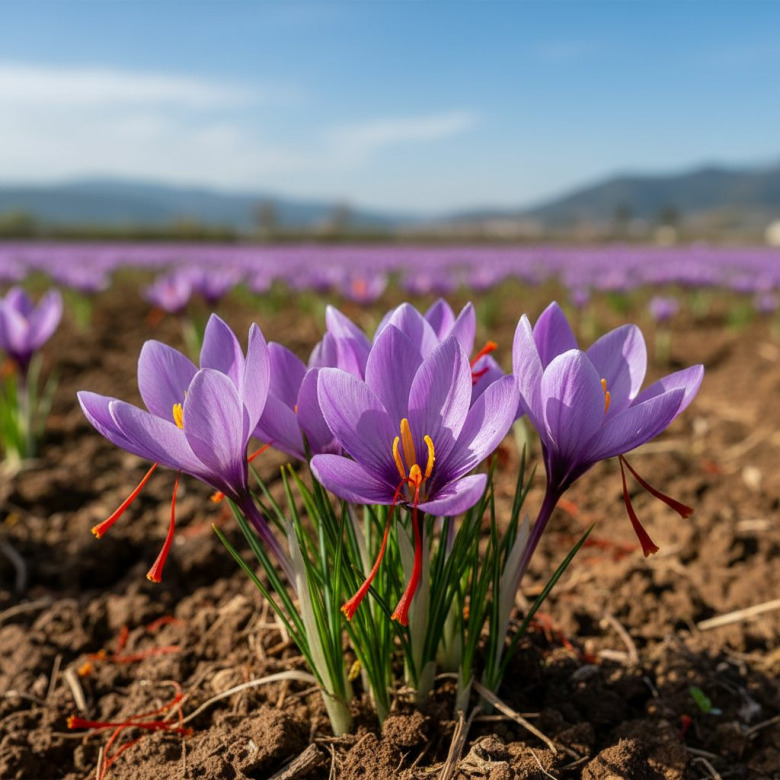 Gerçek Safran Soğanı Crocus Sativus 10 Adet