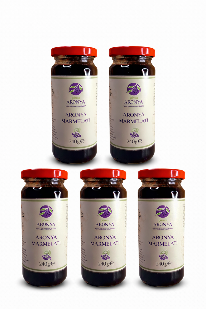 Aronya Marmelatı (Katkısız, 5'li Avantaj Paketi)
